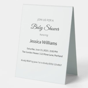 Cute Boho Baby Shower Gender Neutral, Customisable