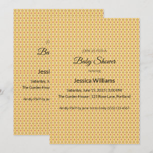 Cute Boho Baby Shower Gender Neutral, Customisable Advice Card