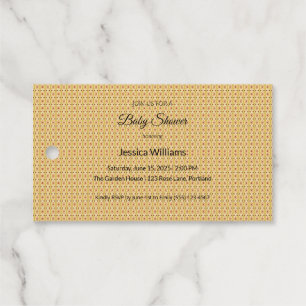 Cute Boho Baby Shower Gender Neutral, Customisable Gift Tags