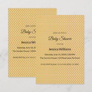 Cute Boho Baby Shower Gender Neutral, Customisable Thank You Card