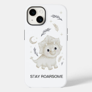 Cute Boho Dinosaur iPhone Case - Stay Roarsome