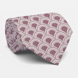 Cute Boho Fan Pattern Neck Tie