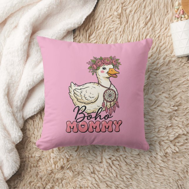 Cute Boho goose Mummy Cushion (Blanket)