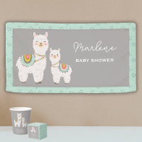 Cute boho llama baby shower