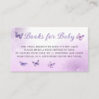 Cute Boho Purple butterfly books for baby ticket
