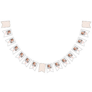 Cute Boho Rainbow 1st Birthday 12 Months Photo Bunting