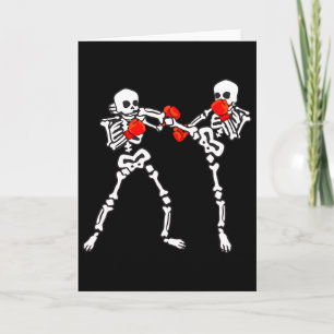 Cute Bone Kickbox Shirt - For Cool Men And Women W Card