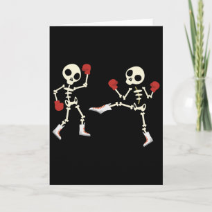 Cute Bone Kickbox Shirt - For Cool Men And Women W Card