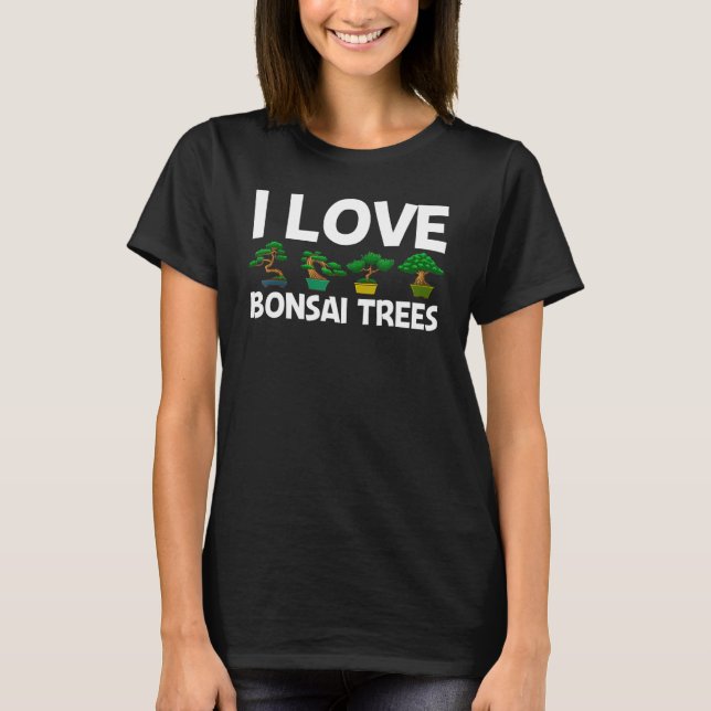 Cute Bonsai For Men Women Japanese Bonsai Tree T-Shirt (Front)