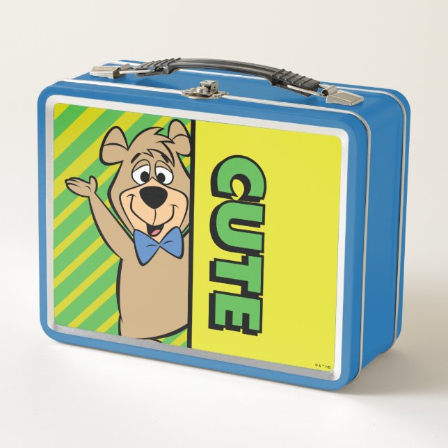 Cute Boo-Boo Bear Metal Lunch Box (Front)