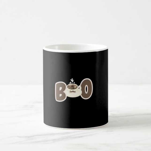 Cute Boo Coffee Halloween Mug (Center)