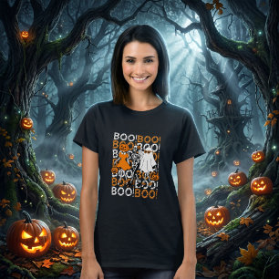 Cute Boo Crew Halloween Friends T-Shirt