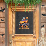 Cute Boo Crew Modern Jack O Lantern Halloween<br><div class="desc">Peek-a-boo! Our “Boo Crew” window cling is the perfect pick to add a ghostly touch to your space. Ideal for kids’ room decor, Halloween haunts, or birthday party fun, this cling features a playful ghost and pumpkin duo atop a monster truck, ready to join your ghoul gang. The modern typography...</div>