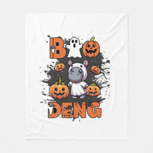 Cute BOO DENG My Moo Thang Halloween Costume Cutes Fleece Blanket