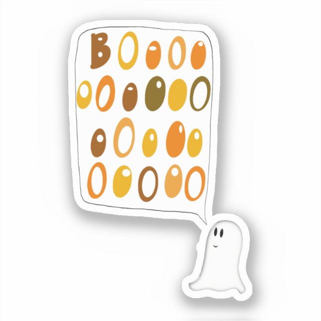 Cute BOO Ghost Halloween (Front)