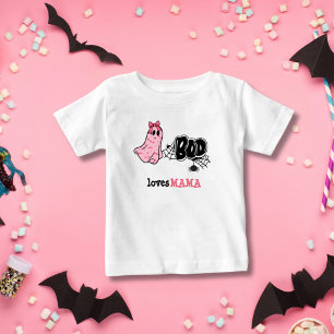 Cute Boo Ghost Mama Spooky  Baby T-Shirt