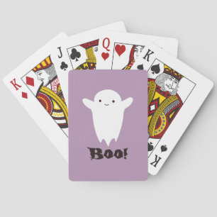 Cute Boo! Ghost Playing Cards