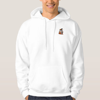 Cute Boo Ghost Witch Hat And Pumpkin Hoodie