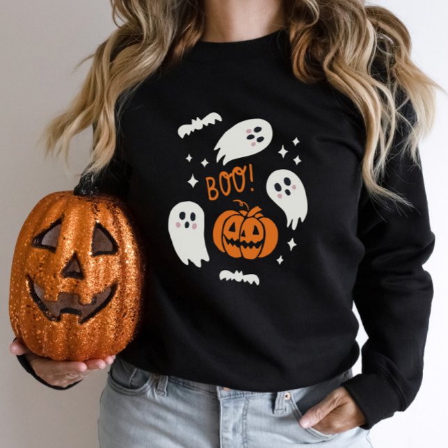 Cute Boo Halloween  Sweatshirt (Creator Uploaded)