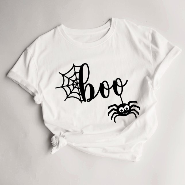 Cute Boo Halloween Womens T-Shirt (Creator Uploaded)
