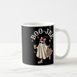 Cute Boo Jee Ghost Halloween Leopard Ghost Coffee  Mug