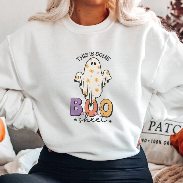 Cute BOO SHEET Halloween Sweatshirt (Creator Uploaded)