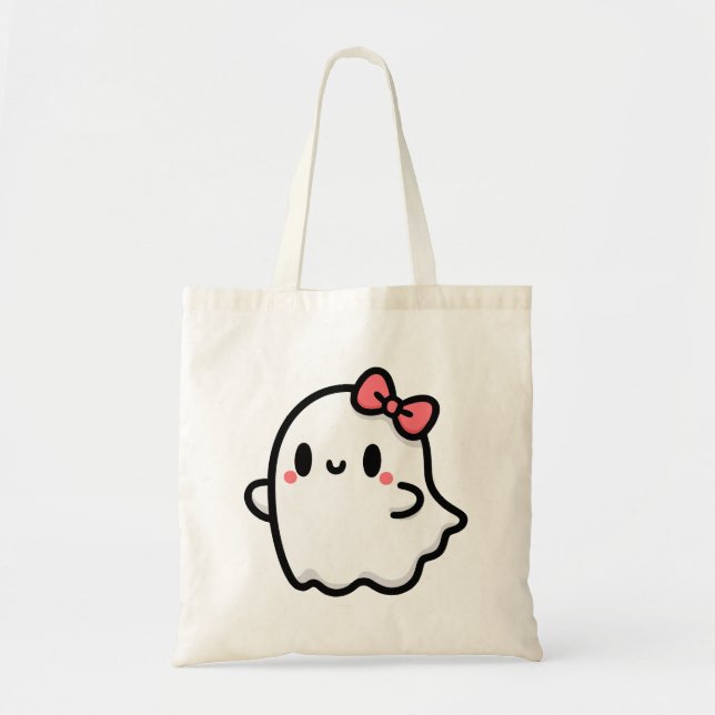 Cute Boo Tote Bag (Front)