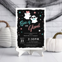 Cute Boo-y or Ghoul Gender Reveal Halloween Baby