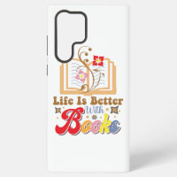 Cute Book Lover "Life Is Better With Books" Quote