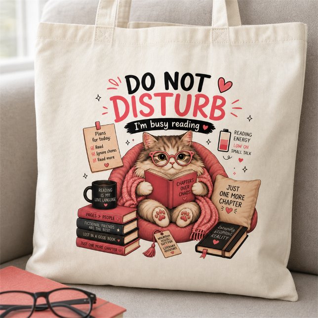 Cute Book Lover Tote Bag Funny Bookworm Reader  (Creator Uploaded)