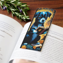 Cute Bookish Puppy
