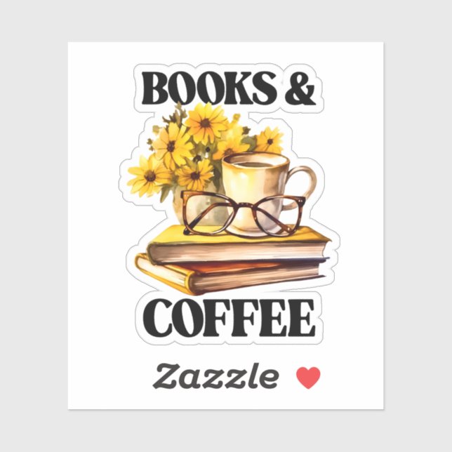Cute books coffee lovers (Sheet)
