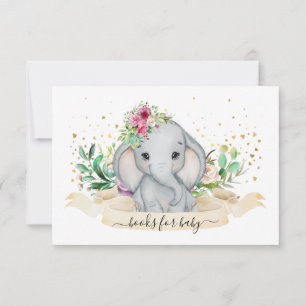 Cute Books For Baby Request Thank You Card