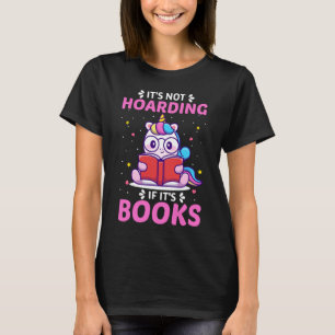 Cute Bookworm Book Lover Gift Princess Unicorn T-Shirt