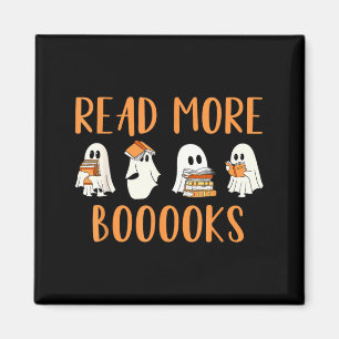 Cute Booooks Ghost Read More Books Funny Teacher Magnet
