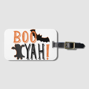 cute booyah halloween luggage tag