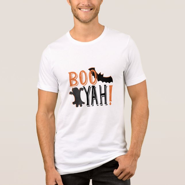 cute booyah halloween Tri-Blend shirt (Front)