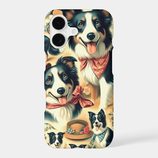 Cute Border Collie Seamless (Back)