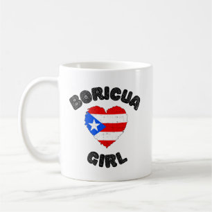 Cute Boricua Girl Puerto Rico Cute  Coffee Mug