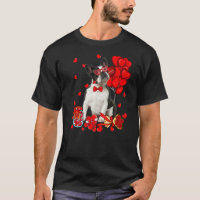 Cute Boston Terrier Dog Heart Valentine's Day Dog