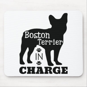 Cute Boston Terrier Gift Puppy Dog Lover Mouse Pad