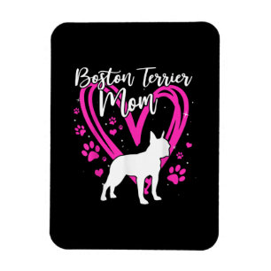 Cute Boston Terrier Mum For Mothers Day Gift Magnet