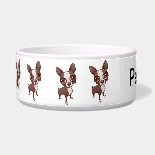 Cute Boston terrier Pet Bowl