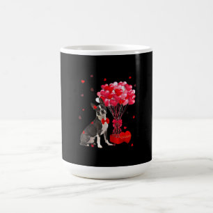 Cute Boston Terrier Valentines Day Heart Dog Lover Coffee Mug