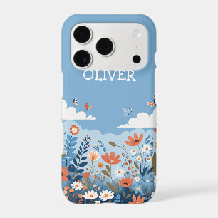 Cute Botanical Elegant Wildflowers Personalised