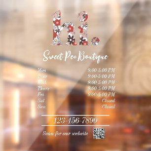 Cute Boutique Business Open Hours