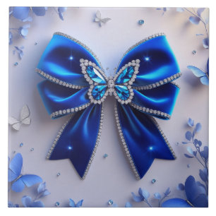 Cute bow Ceramic Tile