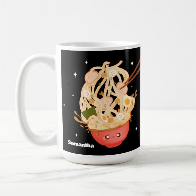 Cute Bowl Of Ramen  Coffee Mug (Left)