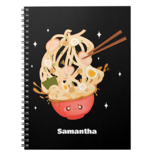 Cute Bowl Of Ramen Notebook