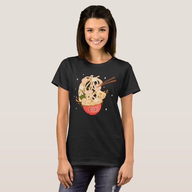 Cute Bowl Of Ramen  T-Shirt (Front Full)